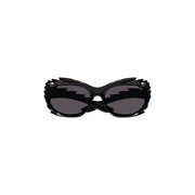 Balenciaga Spike Rectangle Sunglasses Black