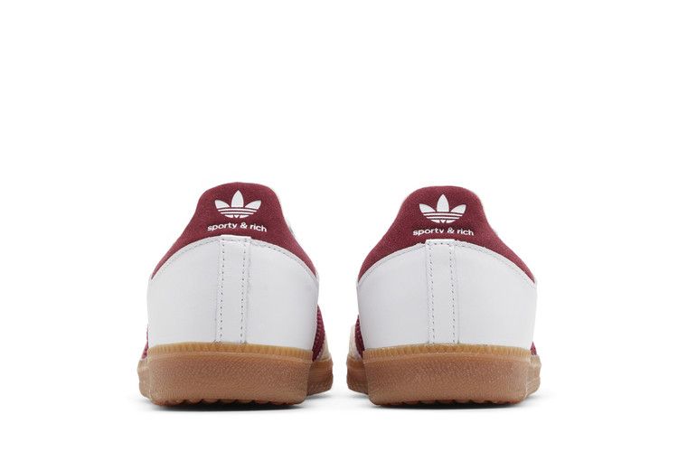 Sporty & Rich x adidas Samba OG White Core Burgundy