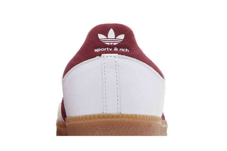 Sporty & Rich x adidas Samba OG White Core Burgundy