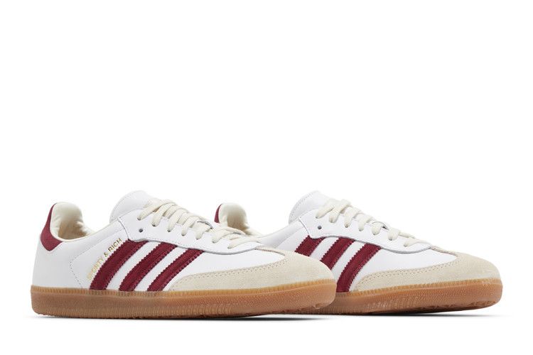 Sporty & Rich x adidas Samba OG White Core Burgundy