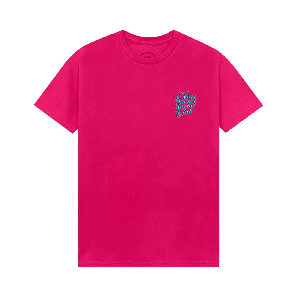 Anti Social Social Club Eyelash T-Shirt Pink