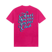 Anti Social Social Club Eyelash T-Shirt Pink
