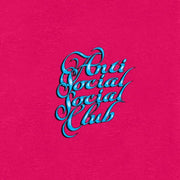 Anti Social Social Club Eyelash T-Shirt Pink