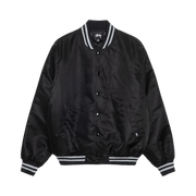 Stussy Sequins Satin Jacket Black
