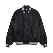 Stussy Sequins Satin Jacket Black
