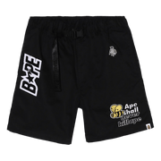 BAPE Patchwork Eazy Shorts Black