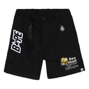 BAPE Patchwork Eazy Shorts Black