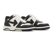 OFF-WHITE Out Of Office OOO Low Tops Black White