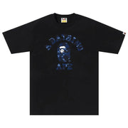 Bape - Color Camo College T-Shirt Black / Navy (SS23)
