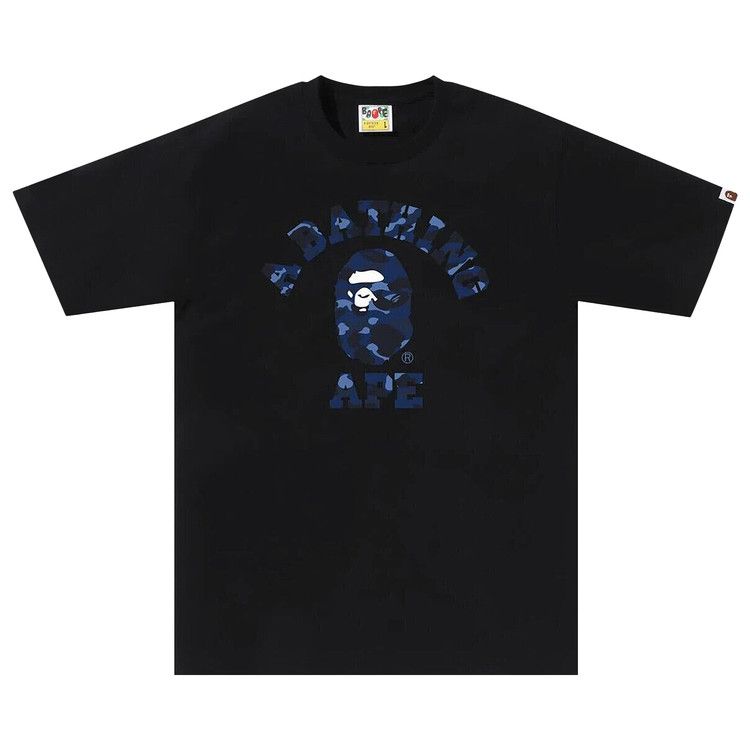 Bape - Color Camo College T-Shirt Black / Navy (SS23)
