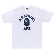 BAPE Color Camo College T-Shirt White/Navy