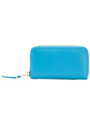 zip-around leather wallet