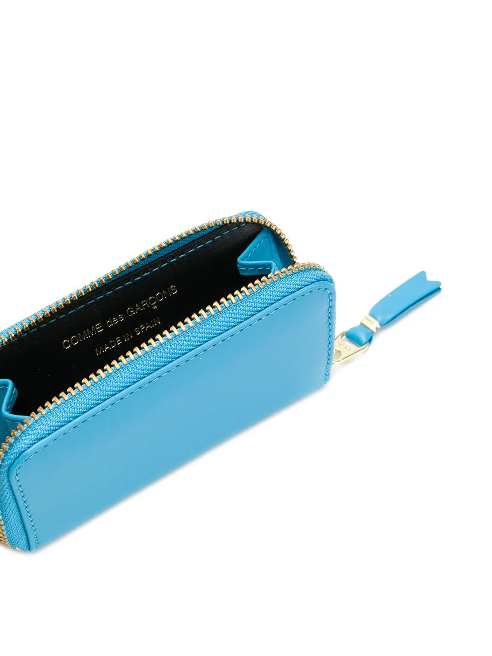 zip-around leather wallet