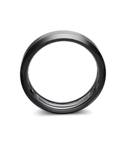 Beveled band ring (6mm)