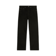 Palm Angels Logo Loose 5 Pockets Jean Black/White