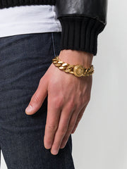 Medusa chain bracelet