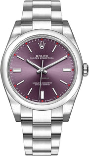 Rolex | Oyster Perpetual | 114300 | Steel | 39 mm | Steel | Purple | Automatic