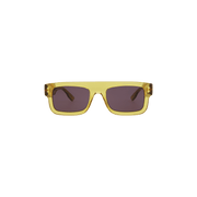Gucci Square Frame Sunglasses Yellow/Grey