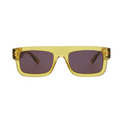 Gucci Square Frame Sunglasses Yellow/Grey