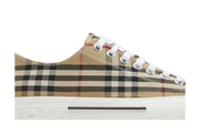 Burberry Check Cotton Sneakers Archive Beige