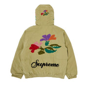 Supreme Needlepoint Hooded Jacket Olive