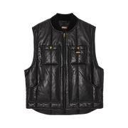 Supreme x Dickies Leather Work Vest Black