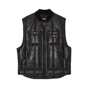 Supreme x Dickies Leather Work Vest Black