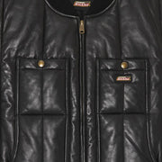 Supreme x Dickies Leather Work Vest Black