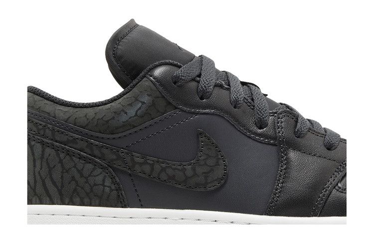 Air Jordan 1 Low SE GS Black Elephant