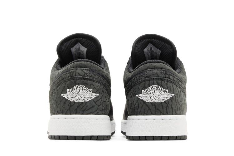 Air Jordan 1 Low SE GS Black Elephant