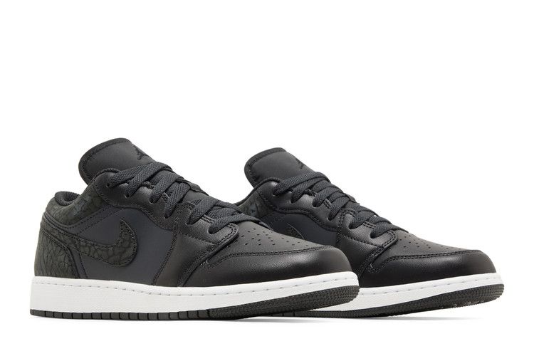 Air Jordan 1 Low SE GS Black Elephant