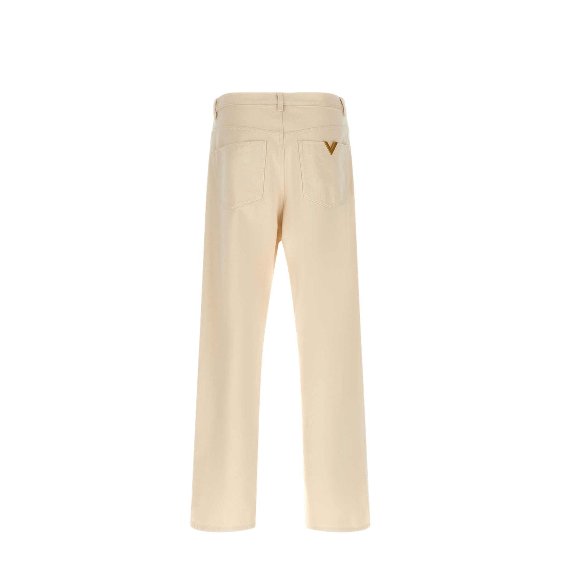 VGold Straight Leg Jeans - Beige