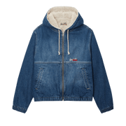 Stussy Denim Work Jacket Washed Blue