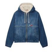 Stussy Denim Work Jacket Washed Blue