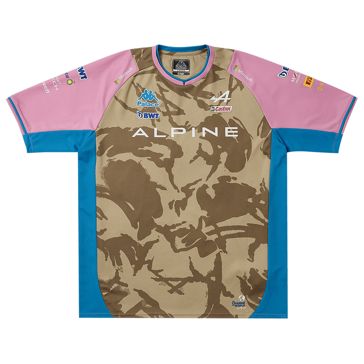 Palace x Kappa For Alpine Driver Jersey Desert Camo