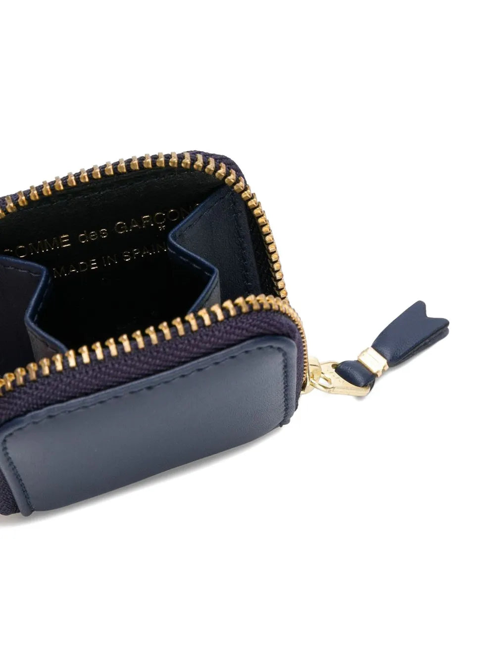 zip-around leather wallet