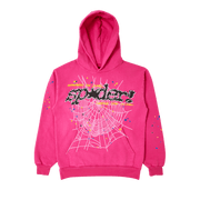 Sp5der P*nk V2 Hoodie Pink