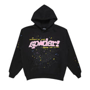 Sp5der P*nk V2 Hoodie Black