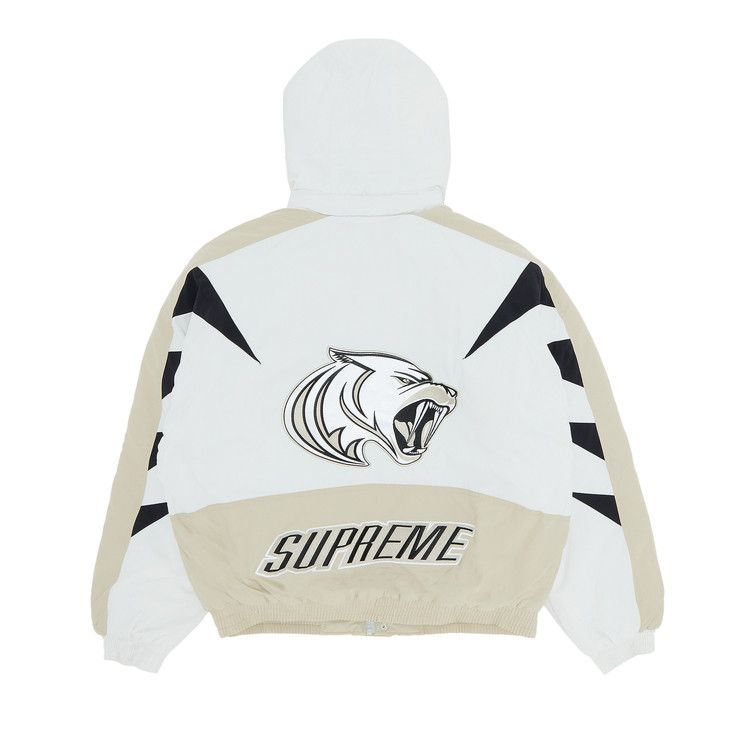 Supreme Wildcat Sideline Puffer Jacket Grey