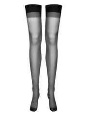 knee-length sheer stockings