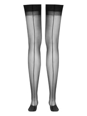 knee-length sheer stockings