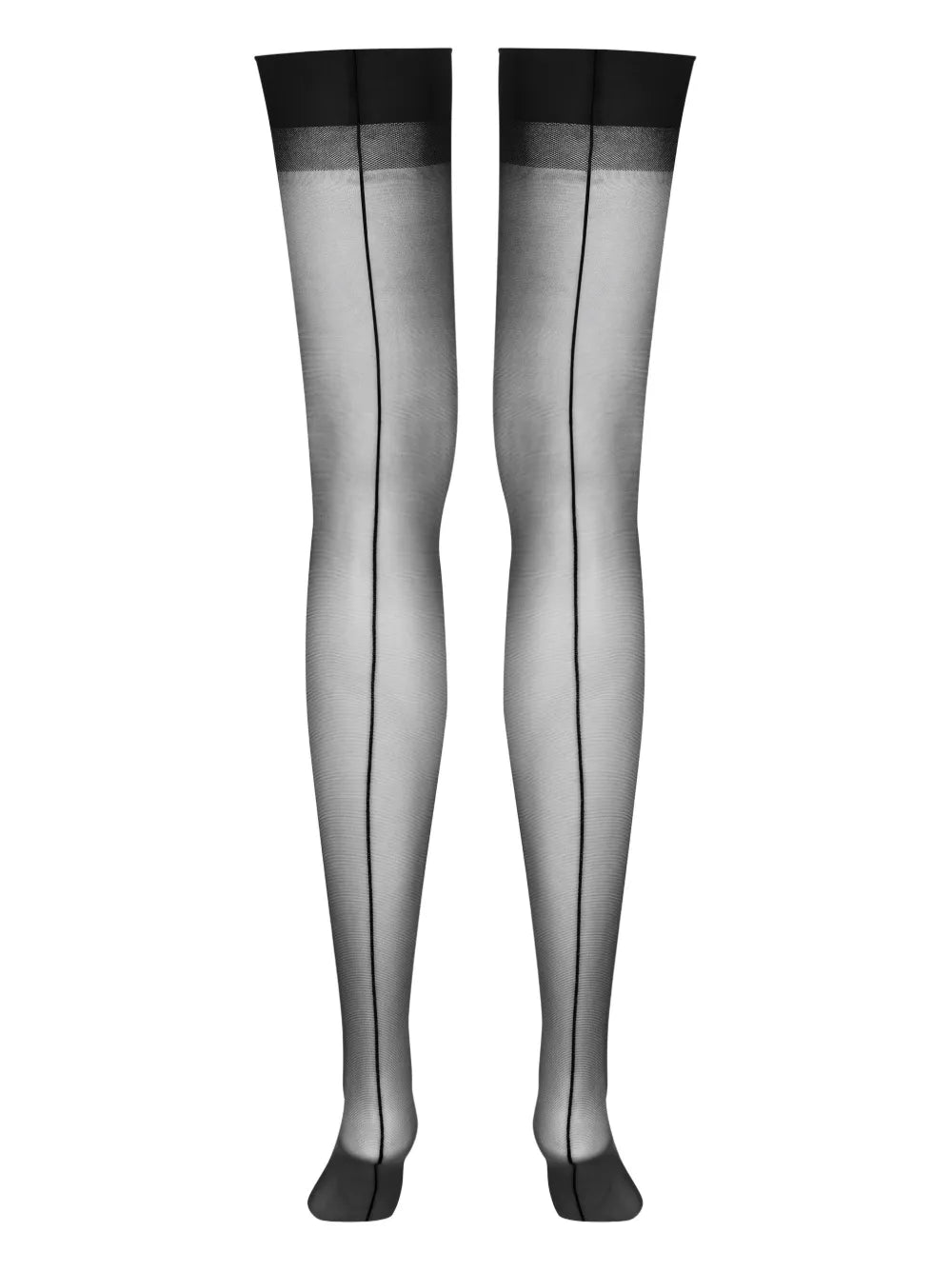 knee-length sheer stockings