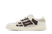 Amiri Skel Top Low White Brown