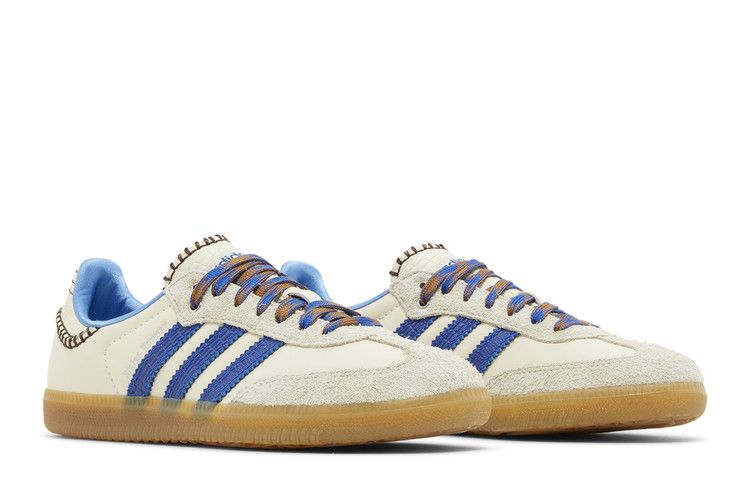 Wales Bonner x adidas Samba Nylon Wonder Clay Royal Blue