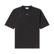 Off-White St. Matthew Skate Shorts-Sleeve T-Shirt Black/Grey