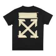 OFF-WHITE Slim Fit Tape Arrows T-Shirt Black/Beige