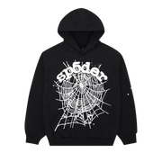 Sp5der OG Web Hoodie Black