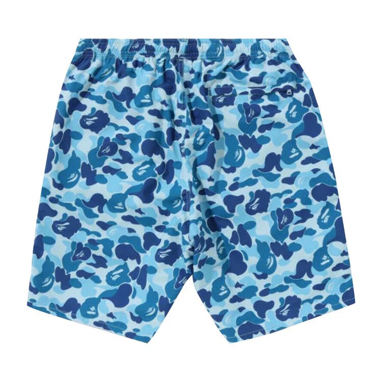 BAPE ABC Camo Beach Shorts Blue