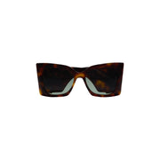 Saint Laurent Oversize Cat Eye Sunglasses Havana