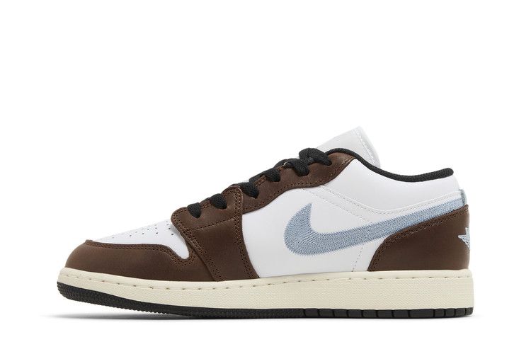 AIR JORDAN 1 LOW GS MOCHA BLUE Grey